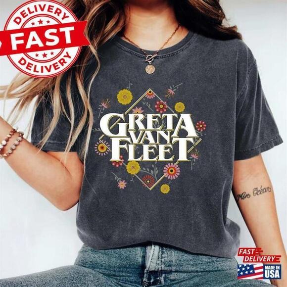 Renee
F Other - Greta Van Fleet Classic Rock Band Retro Music Graphic T-Shirt